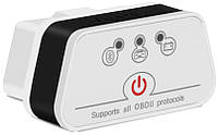 Диагностический автосканер Vgate iCar2 Bluetooth 3.0 OBD II ELM327 V2.2 (версия 2.2) White cac