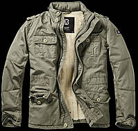 Зимова тепла куртка волого-вітрозахисна з коміром у стилі мілітарі Brandit, Парка чоловіча фірмова (L)