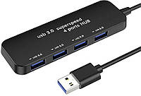 USB Type-A хаб концентратор / разветвитель Slim USB 3.0, на 4 порта USB cac