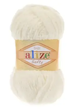 Alize Softy, колір Молочний No62