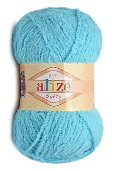 Alize Softy, колір Морська вода No128