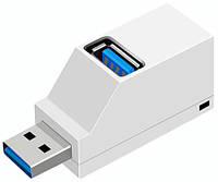 VAORLO USB-хаб USB 3.0 Hub 3 порта White cac