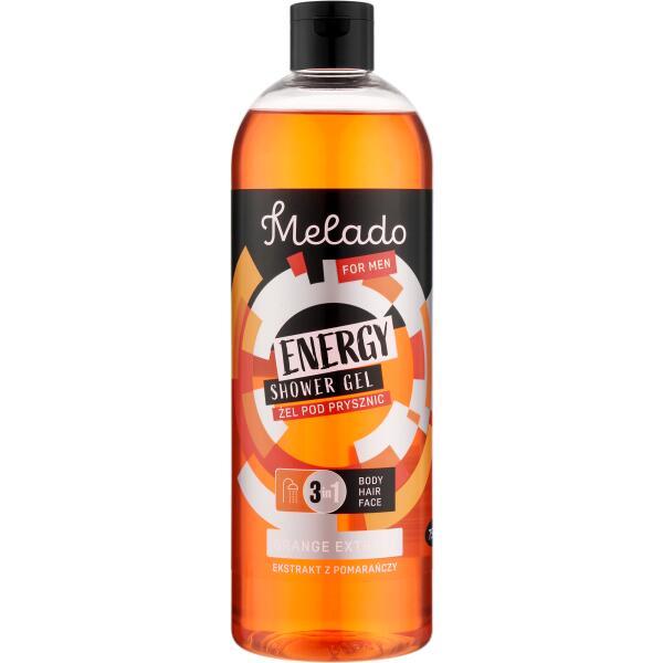Гель для душу чоловічий 3в1 з апельсиновим екстрактом Natigo Melado For Men Energy 3in1 Shower Gel