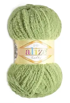 Alize Softy, колір Зелена черепаха No485