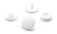 Пластиковые кнопки для одежды 14мм Белый, 1000 шт