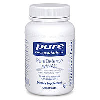 Витамины для иммунитета с ацетилцистеином Pure Encapsulations (PureDefense with NAC) 120 капсул