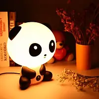Світильник нічник панда. Дитячий декоративний настільний світильник нічник нічник Панда Panda