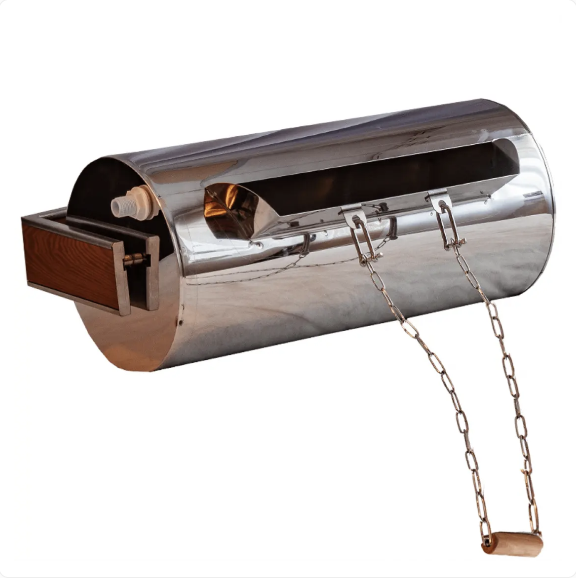 Водоспад-циліндр на 20 літрів з нержавіючої сталі., фото 1