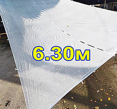 6.30x6м 75% Біла сітка-тент маскувальна. З прошитими краями та швидким монтажем