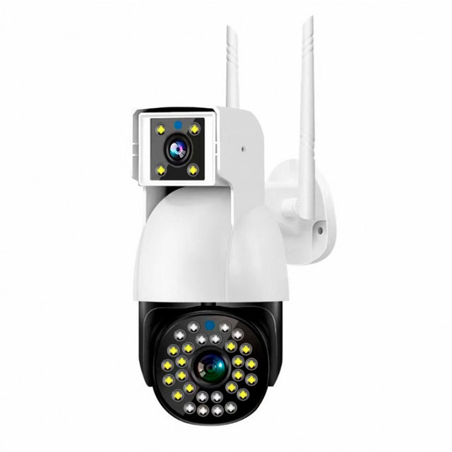 Поворотна камера відеоспостереження з подвійною камерою Wi-Fi P12 Wi-Fi IP 360/90 V380PRO 3+3.0mp