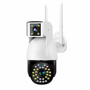 Поворотна камера відеоспостереження з подвійною камерою Wi-Fi P12 Wi-Fi IP 360/90 V380PRO 3+3.0mp