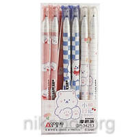 Ручка "пиши-стирай" "GP-34213 Ведмежатко", синя