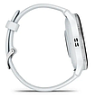 Смарт-годинник Garmin Venu 3 Silver stainless steel bezel with whitestone case and silicone band, фото 6