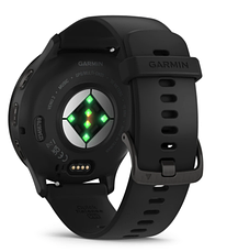 Смарт-годинник Garmin Venu 3 Slate stainless steel bezel with black case and silicone band, фото 5