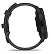 Смарт-годинник Garmin Venu 3 Slate stainless steel bezel with black case and black leather band, фото 7