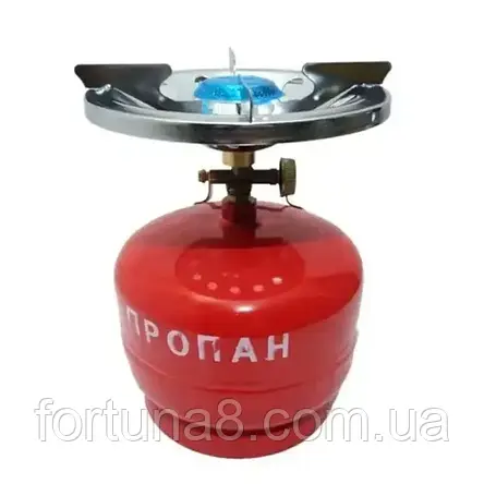 Комплект газовий 5л. Газовий балон із конфоркою. Кемпінг 5л.Горілка, фото 1
