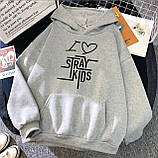 Стильне жіноче худі з крутим принтом Stray Kids, фото 10