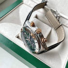 Breitling Chronomat Green ААА чоловічий наручний годинник із хронографом на шкіряному ремінці та календарем, фото 7