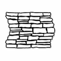 Трафарет Камінь багаторазовий для штукатурки 500х365х3 мм (tds-5.3Е)