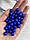 Бусини акрилові  " Класика" сині 10 мм 500 грамів, фото 8
