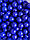 Бусини акрилові  " Класика" сині 10 мм 500 грамів, фото 3