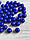 Бусини акрилові  " Класика" сині 10 мм 500 грамів, фото 4