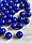 Бусини акрилові  " Класика" сині 10 мм 500 грамів, фото 5