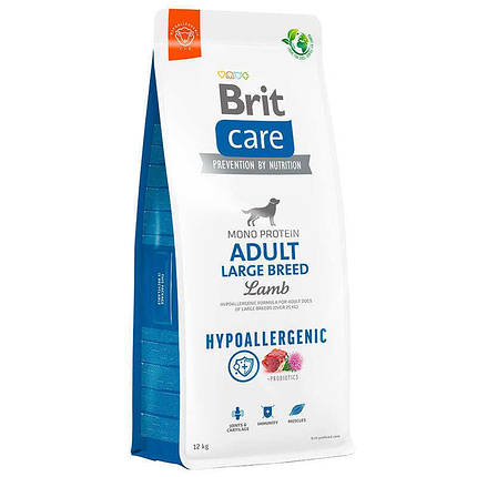 Brit care Dog Adult Large Breed Сухий корм з ягням для дорослих собак великих порід,12 кг, фото 1