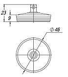 Пробка чорна для сифона 1 1/2" Solo РЗ.СВПГМ-06, фото 3