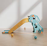 Дитяча гірка 2в1 Terrio “Puppy”  Бірюзова, фото 5