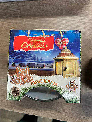 Свічка ароматизована Bartek Candles Charming Christmas Gingerbread 8 см 40006 Gingerbread KNZ, фото 1