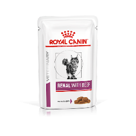 Royal Canin Renal Feline Beef Pouches 0,085 кг Вологий дієтичний корм для котів при захворюваннях нирок