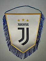 Вымпел тканевой с бахромой FC Juventus