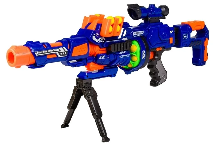 Автомат бластер Zecong Toys Blaze Storm на м'яких кулях з присосками (ZC7090)