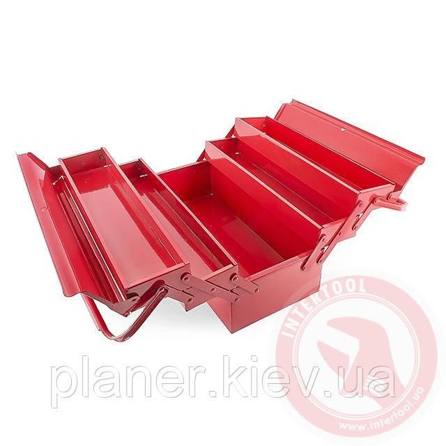 Ящик металевий 450 мм, 5 секцій INTERTOOL HT-5045, фото 1
