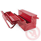 Ящик металевий 450 мм, 5 секцій INTERTOOL HT-5045, фото 2