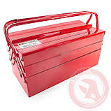 Ящик металевий 450 мм, 5 секцій INTERTOOL HT-5045, фото 3