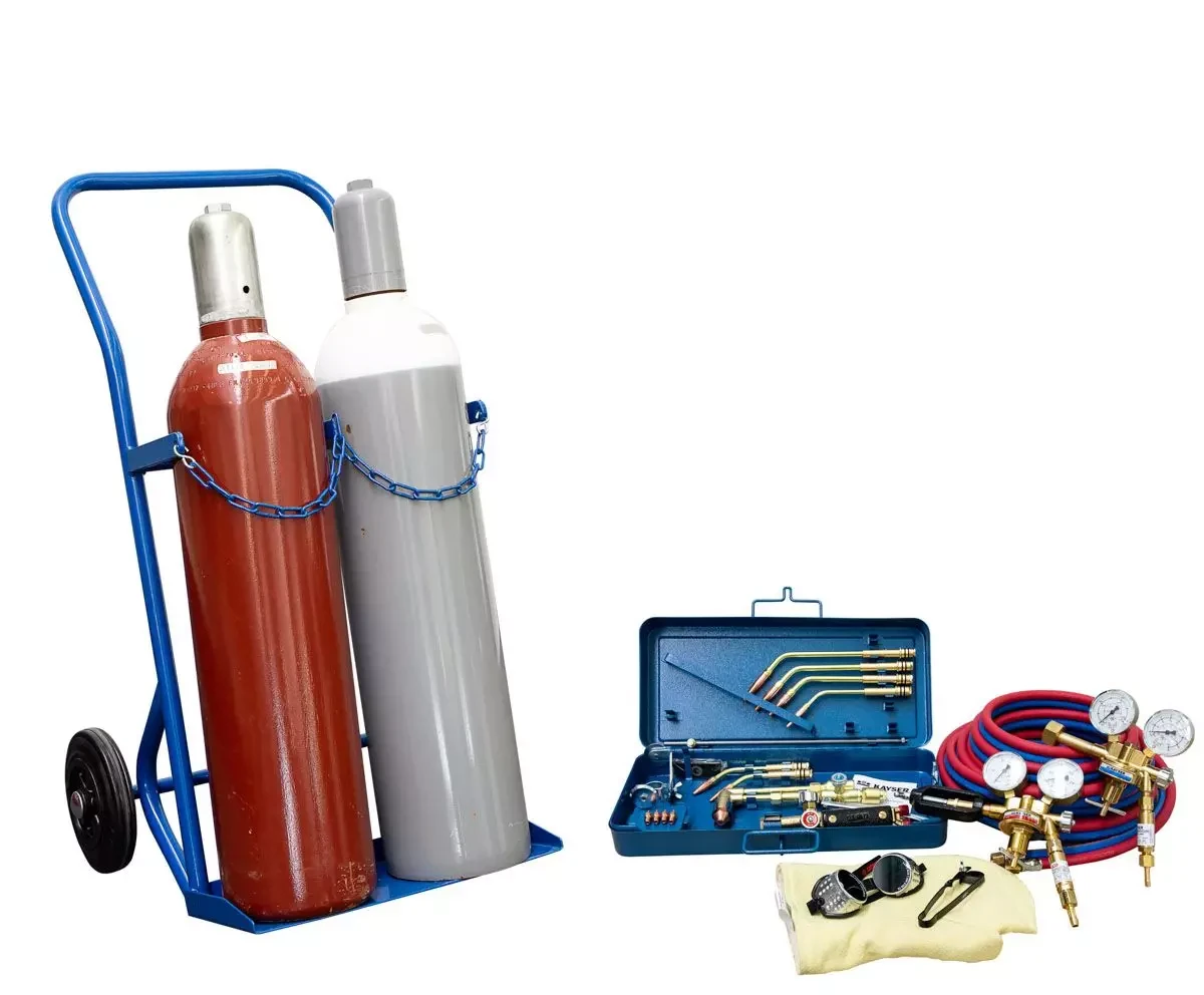 Комплектація AUTOGEN KE 17/10 м — комплект 50 л у складі: 1 шт. сталевий балон 50 л 54254 ООН 1072 кисень, фото 1
