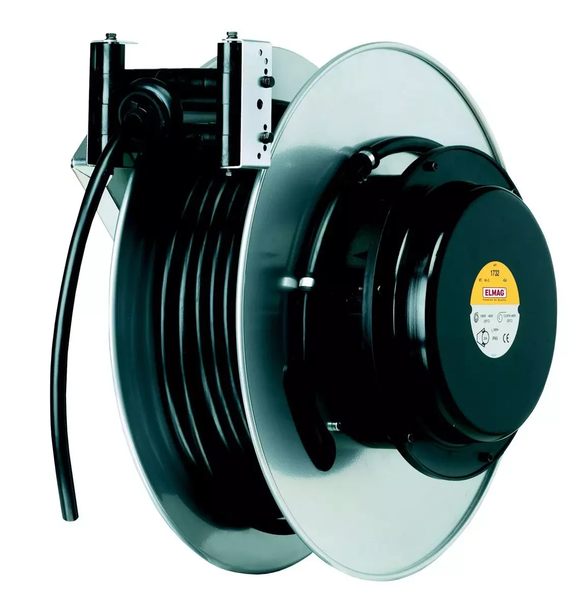 Автоматичний кабельний барабан ZECA 1753/RNF, 26 метрів, 5x2,5 мм2, IP 65 (поживний кабель 2,5 м, без вилки, фото 1