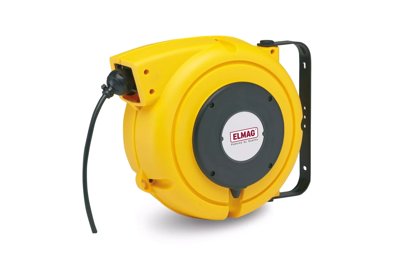 Автоматичний кабельний барабан ZECA 'DATAFLUX' 471205, 9+1 метр, 12x0,5 мм2, IP 42 (без кабелю, що живить,, фото 1