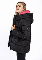 Женская куртка - демисезонная с капюшоном, короткая Volcano XXL