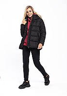 Женская куртка - демисезонная с капюшоном, короткая Volcano 3XL