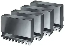 М'який блок для запікання підходить для чотирикулачкового токарних патронів DM 250 (1 комплект = 4 шт.)