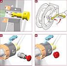 Ручна котушка для шланга серії 430 Мод. 74300/10, повітря/вода до 20 барів, IT 1/2', фото 3