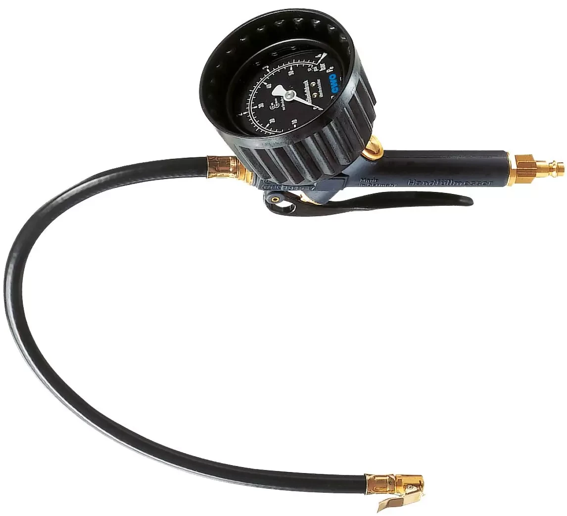 Професійний насос для підкачування шин із роз'ємом. Модель 80-EWO, «калібрований», 0-4 бара. Прецизійна, фото 1