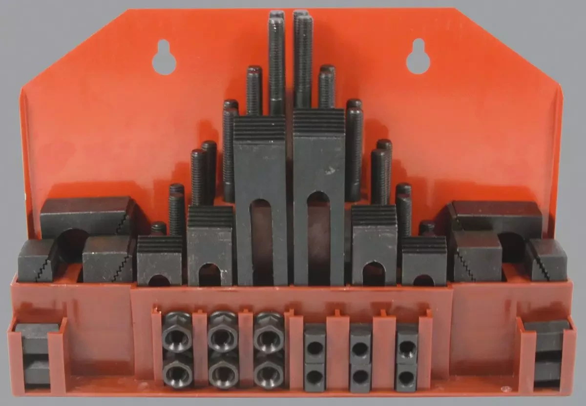 Серія затискних інструментів De Luxe, 58 предметів, M8, Т-подібні пази 10 мм, фото 1