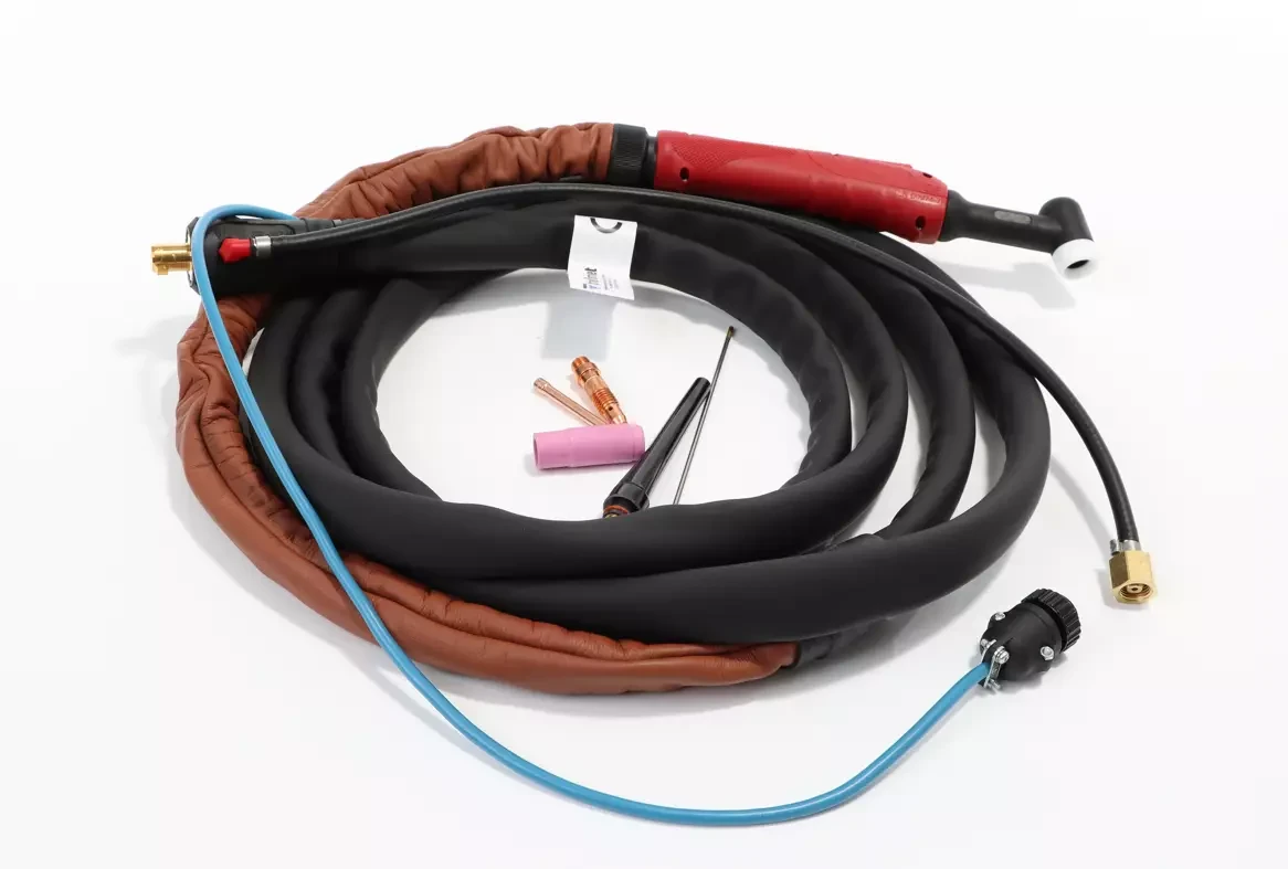 Пакет шлангів TIG SR 26/8м — HF для TIG SOUNDs з водяним охолодженням, заглушка Ø 13 мм 35/50 мм2