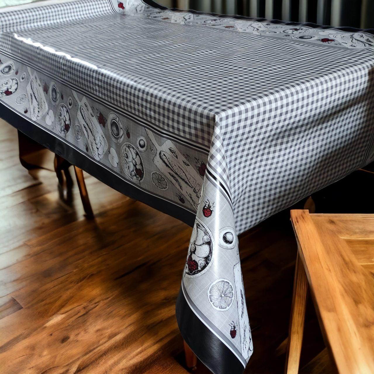 Скатертина Клейонка "Декорама" на флізеліновій основі. Ширина: 1,4 м, фото 1