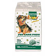 Пелюшки TatraPet Benny 60*60 см гігієнічні одноразові для собак і цуценят, 10 пелюшок (480,14)