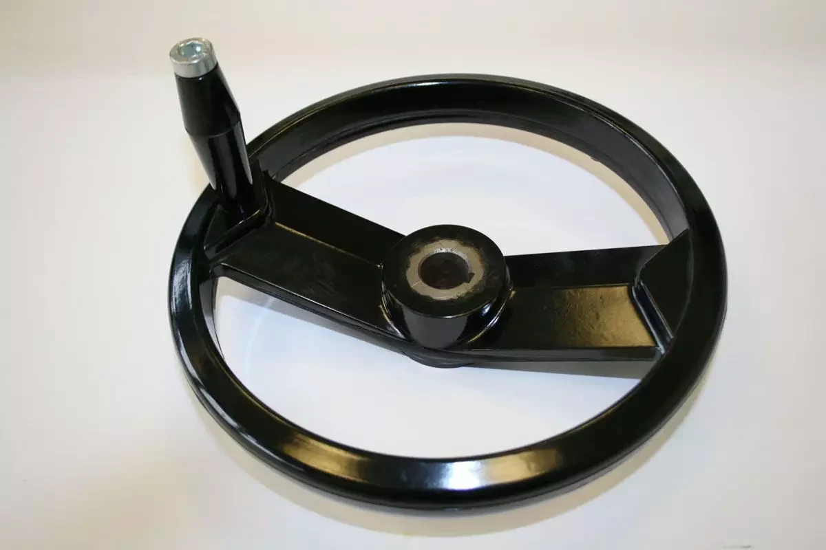 Маховик із ПВХ, поз. 34, для ZSM 1030/1000, діаметр отвору 25 мм, зі шпонковим пазом, фото 1